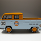 Illustration for article titled VW TYPE 2 CREW CAB + GULF LIVERY = JOY!!